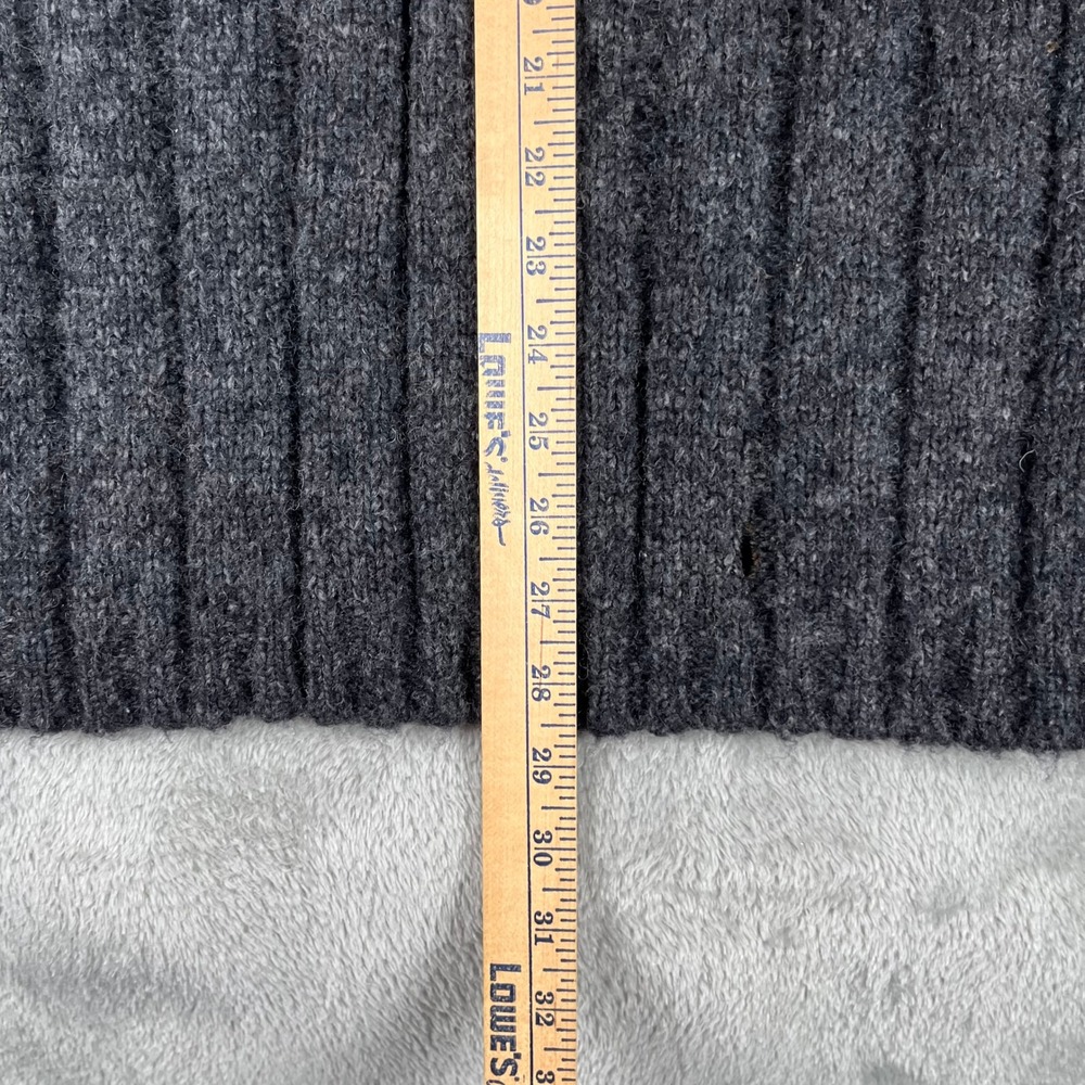 Concrete Mix Sweater L Grandpa 90s Minimalist Dad Style Old Money Preppy Hipster - Picture 4 of 8